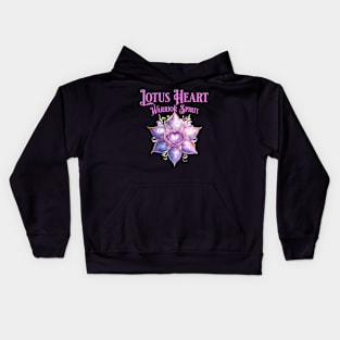 The Lotus Heart, Warrior Spirit Kids Hoodie